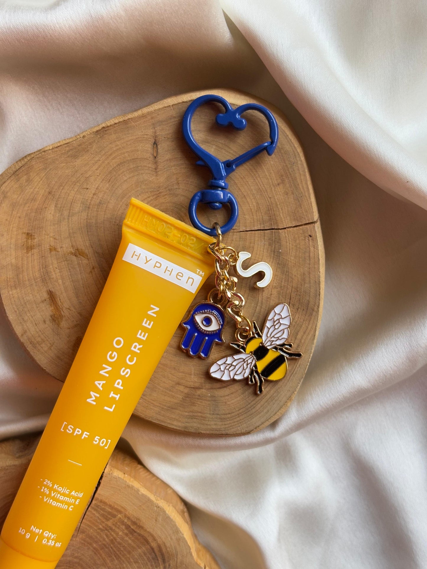 Heart clasp+Lipbalm of your choice