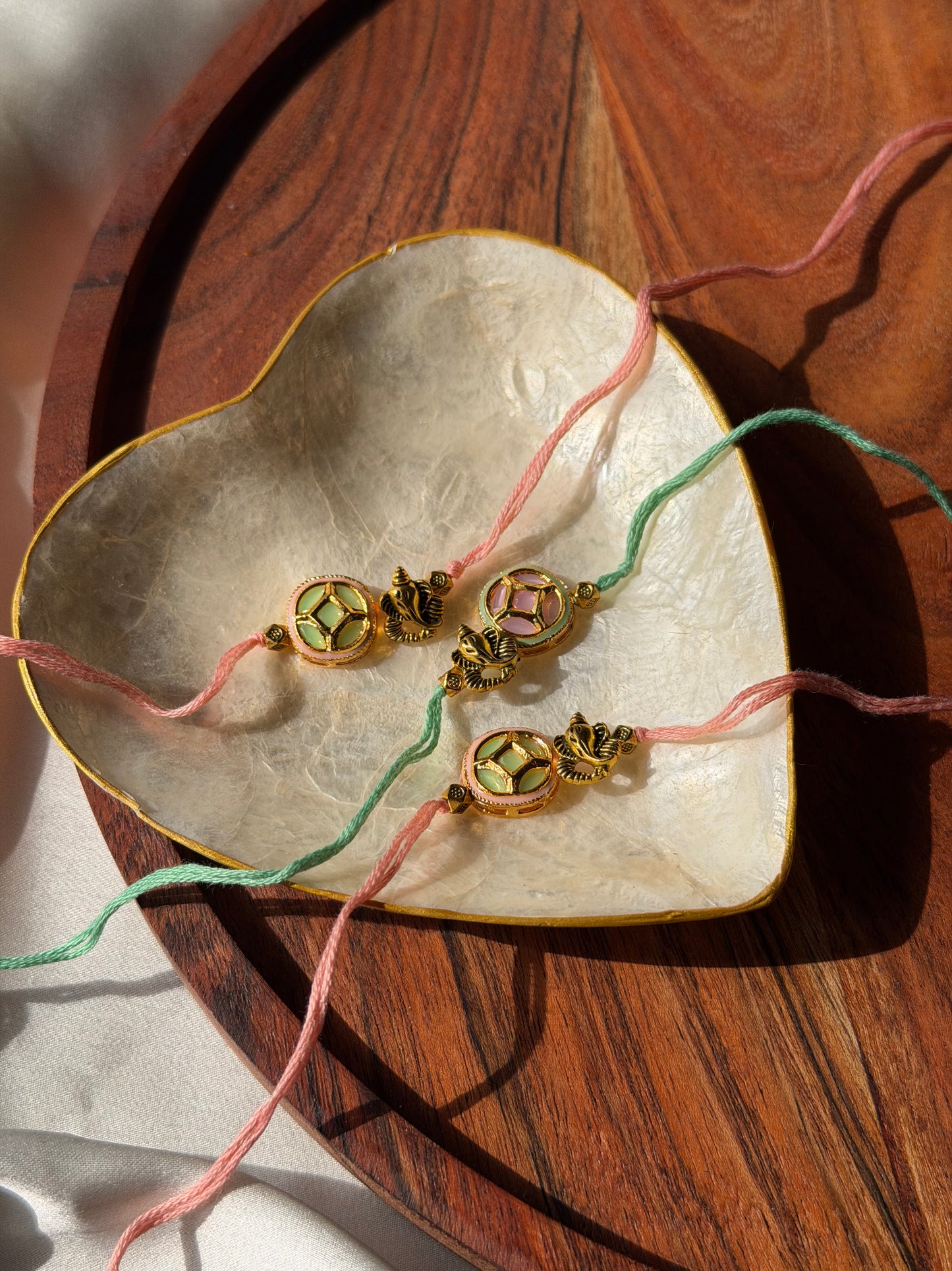 Kundan Ganesha Rakhi