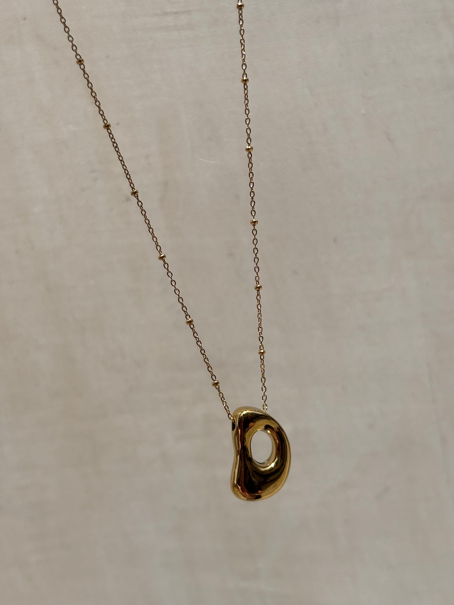 Bubble Initial Necklace