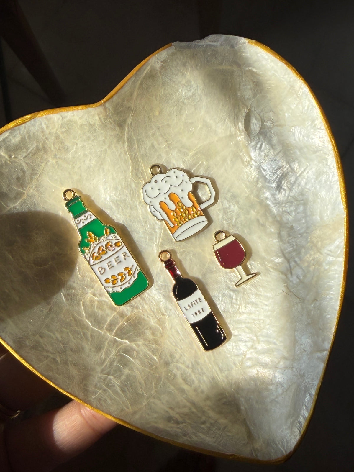 Alcohol charms