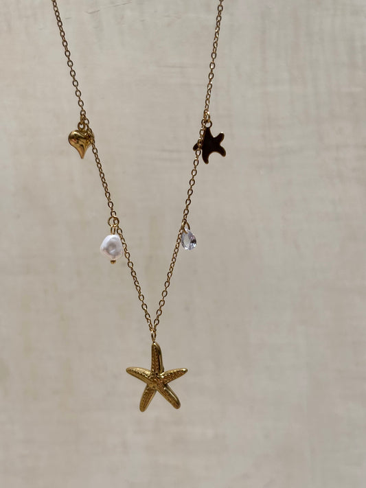 Starfish Charm Neckpiece
