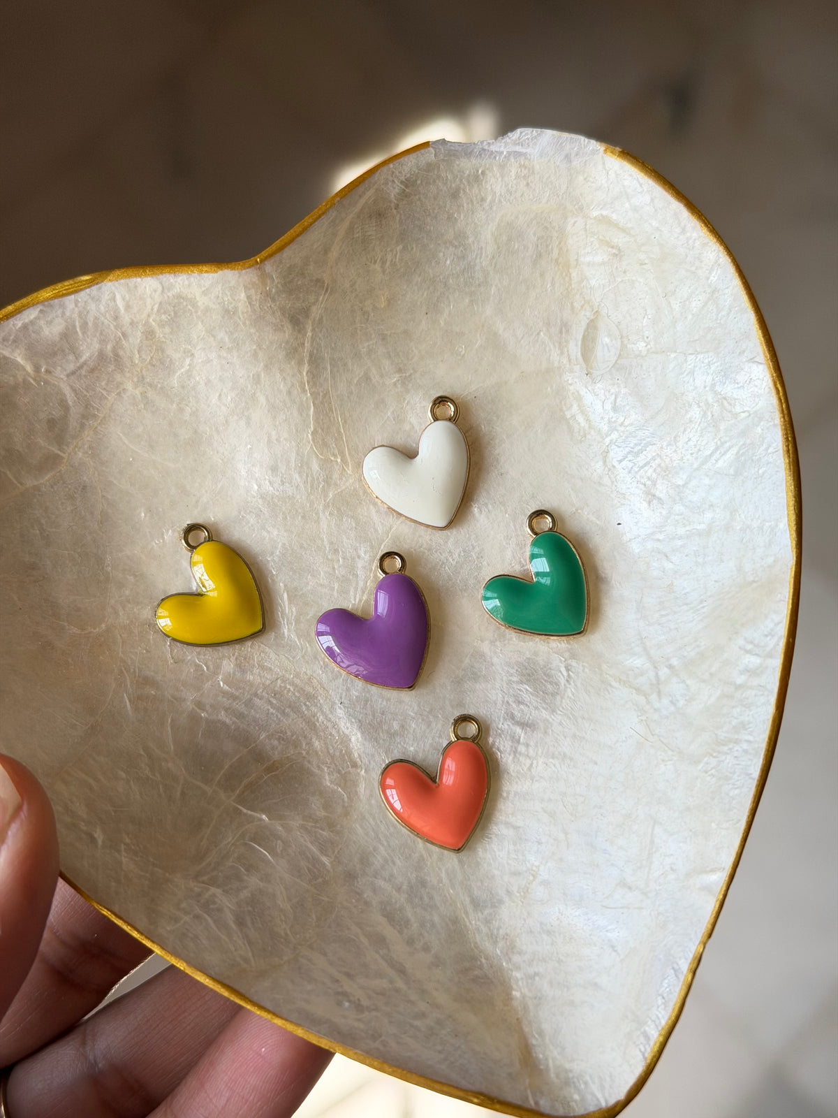 Heart charms