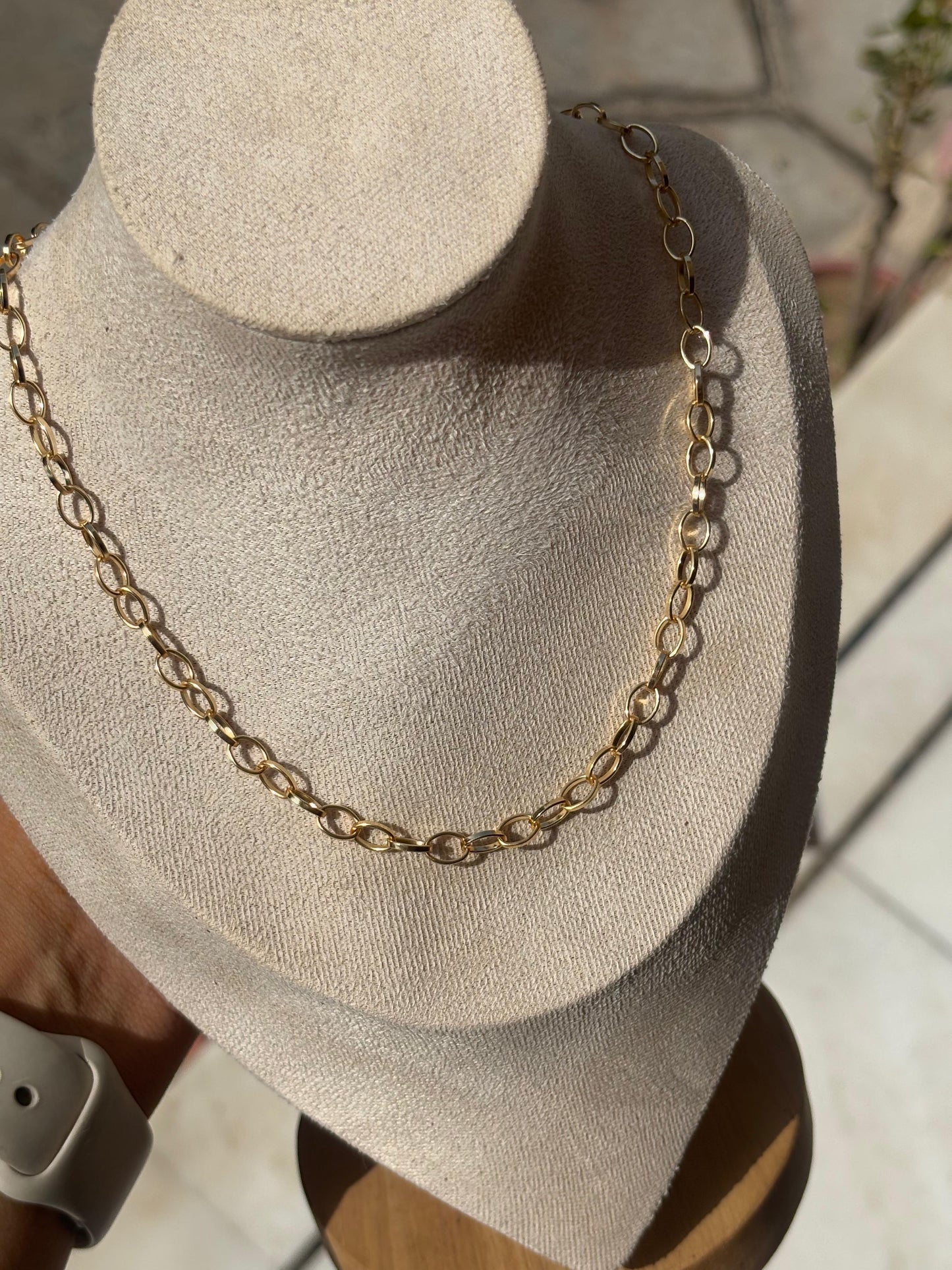 Iron neck chain