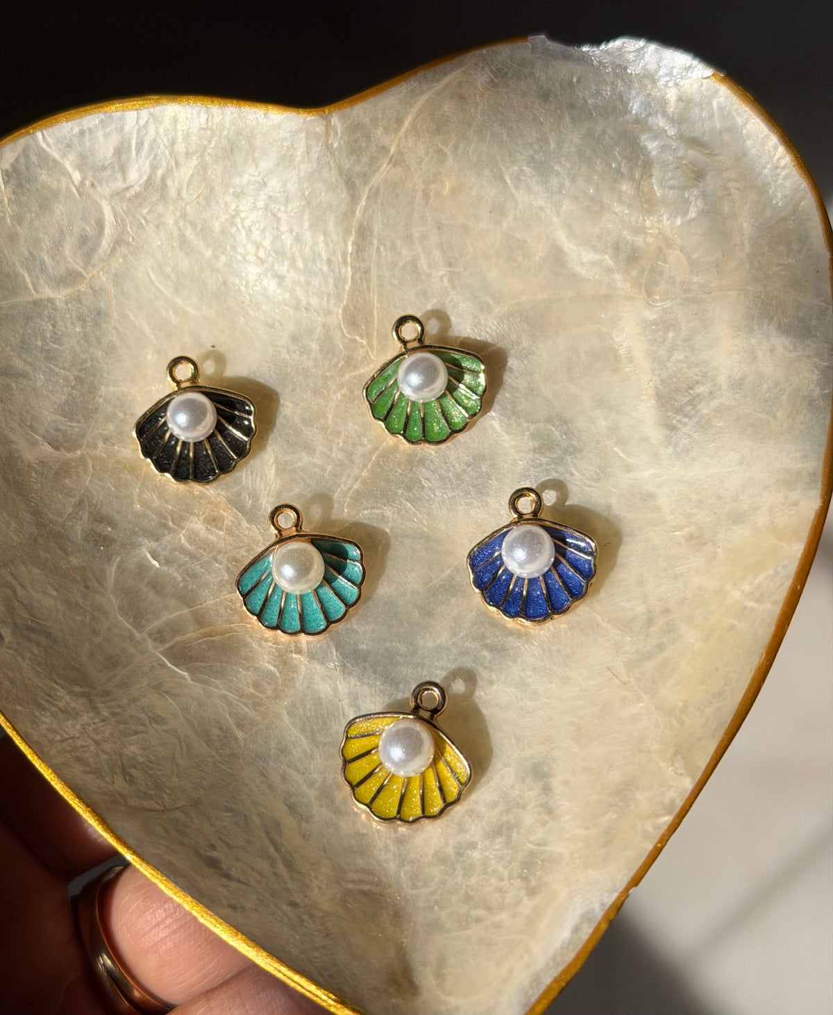 Shell charms