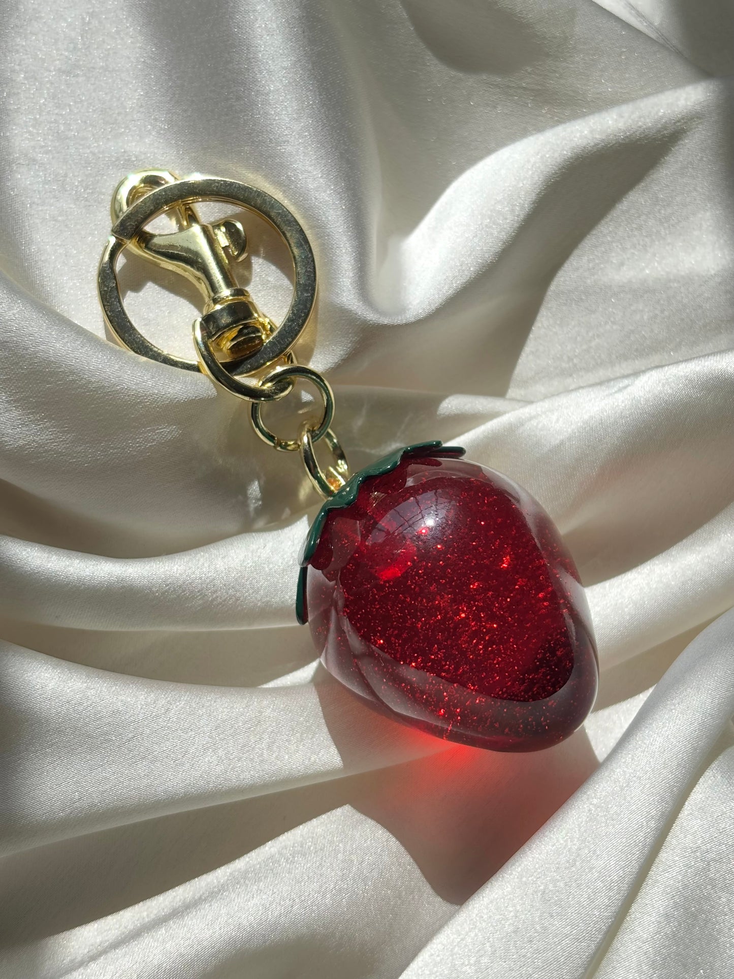 Strawberry Bag Charm