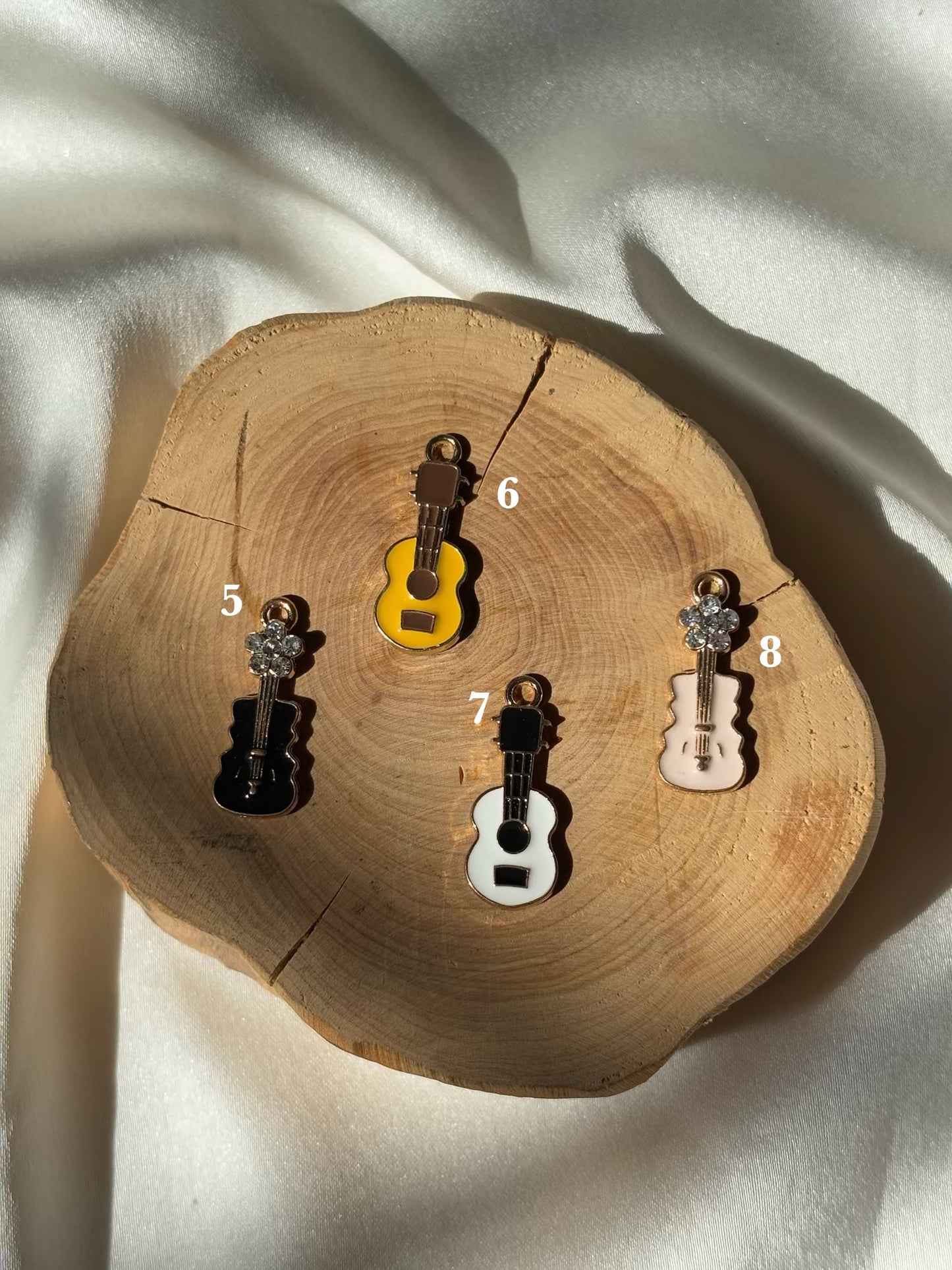 Guitar & Violin charms