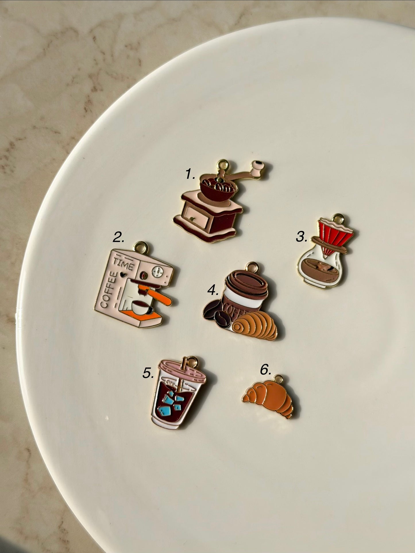 Coffee charms