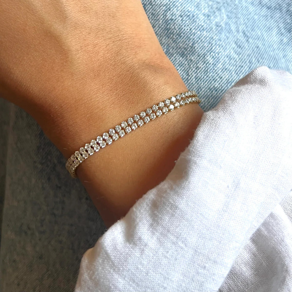 Elena Tennis Bracelet