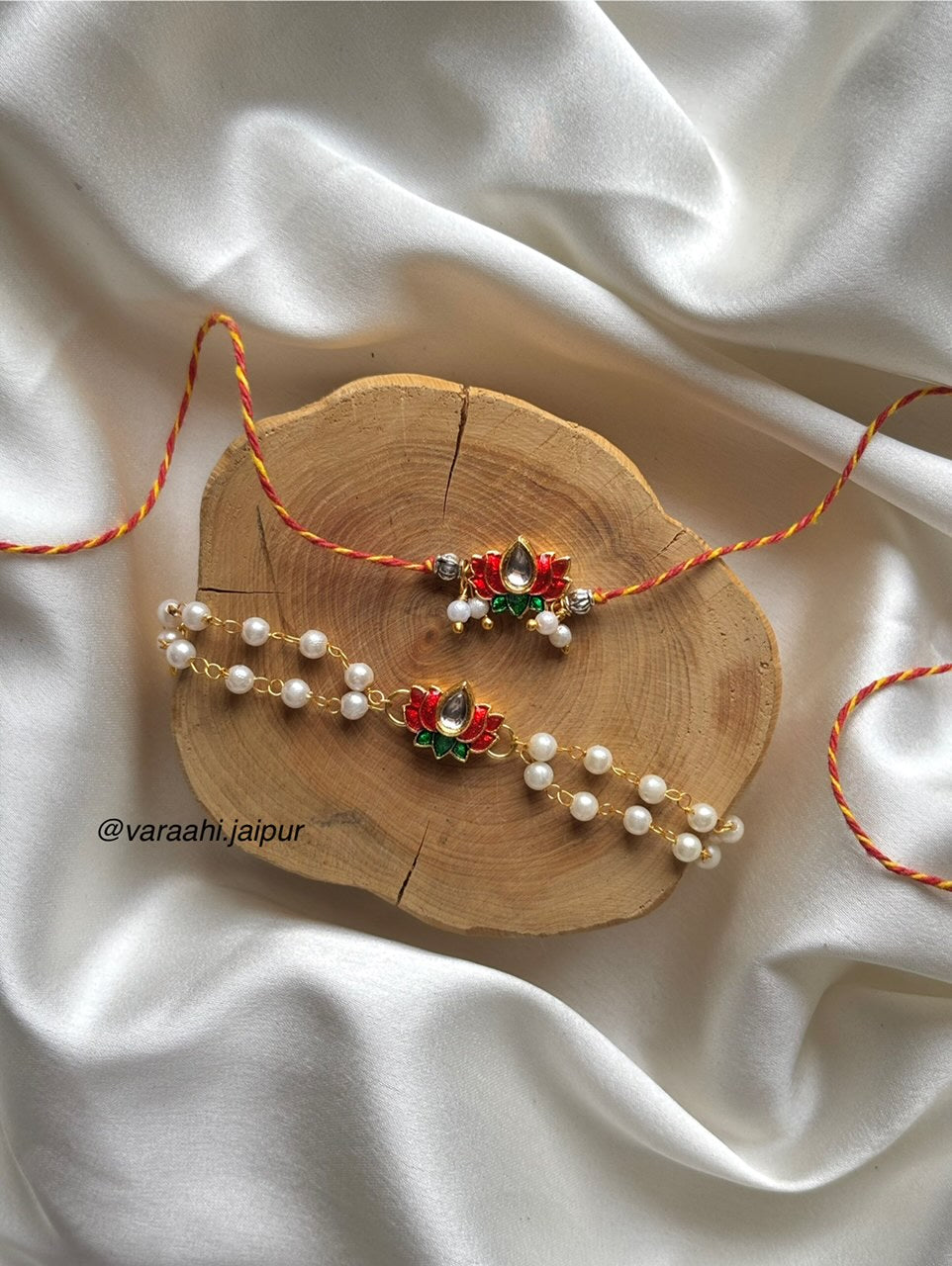 Lotus Couple Rakhi