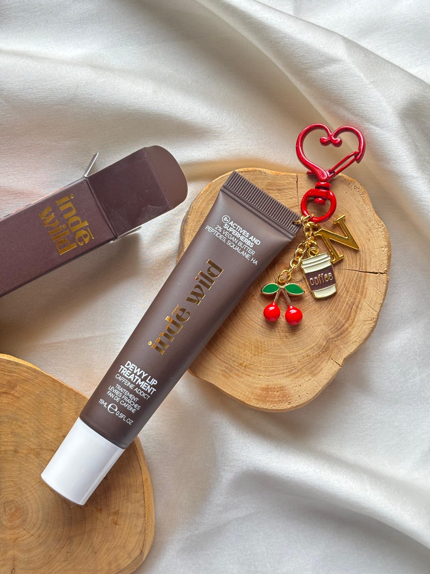 Heart clasp+Lipbalm of your choice