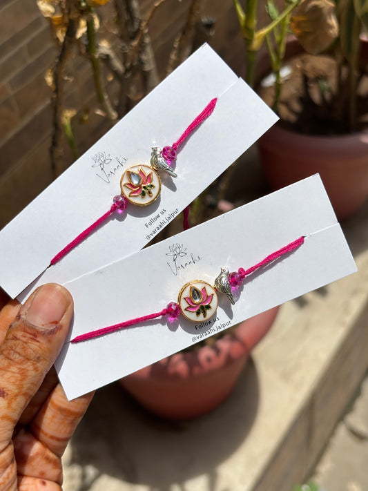 Lotus Birdy Rakhi