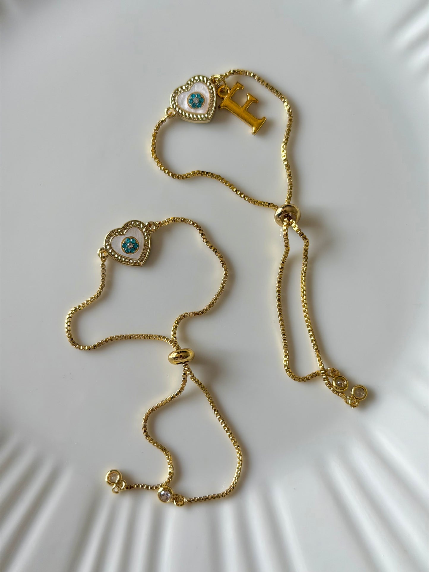 Evil Eye Heart Bracelet