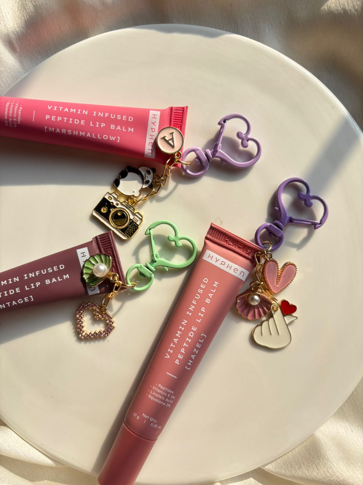 Heart clasp+Lipbalm of your choice