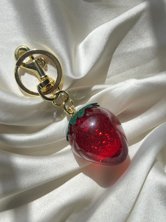 Strawberry Bag Charm