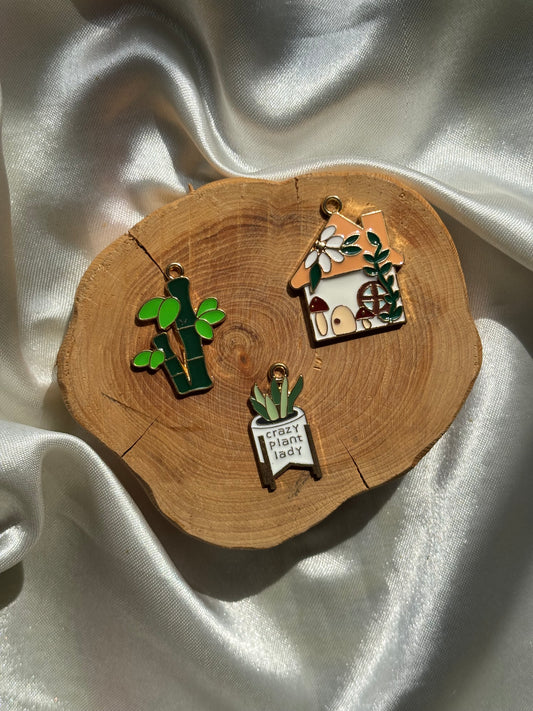 Home plant charms