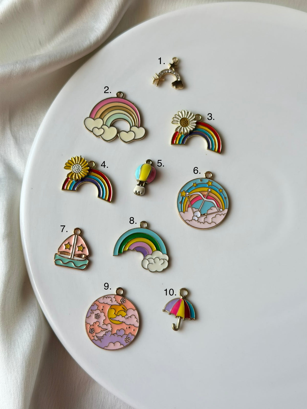 Rainbow charms