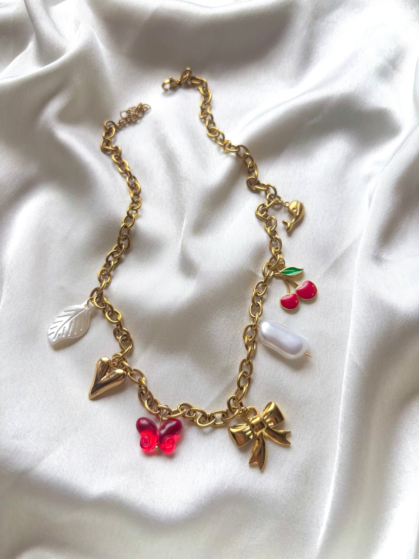 Bow Charm Necklace