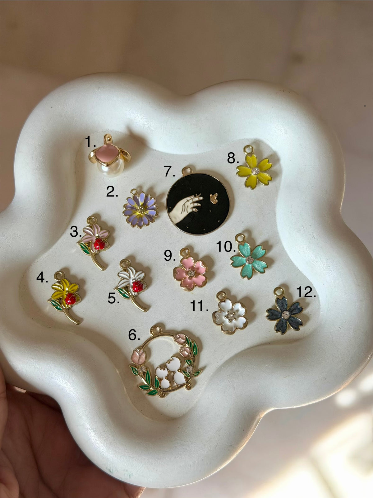 Floral charms