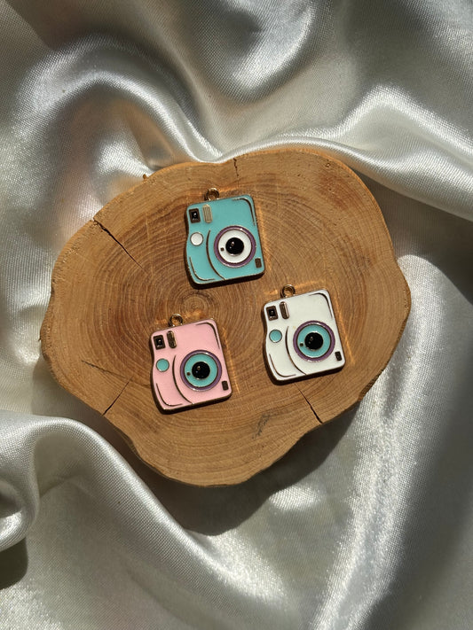 Polaroid camera charms
