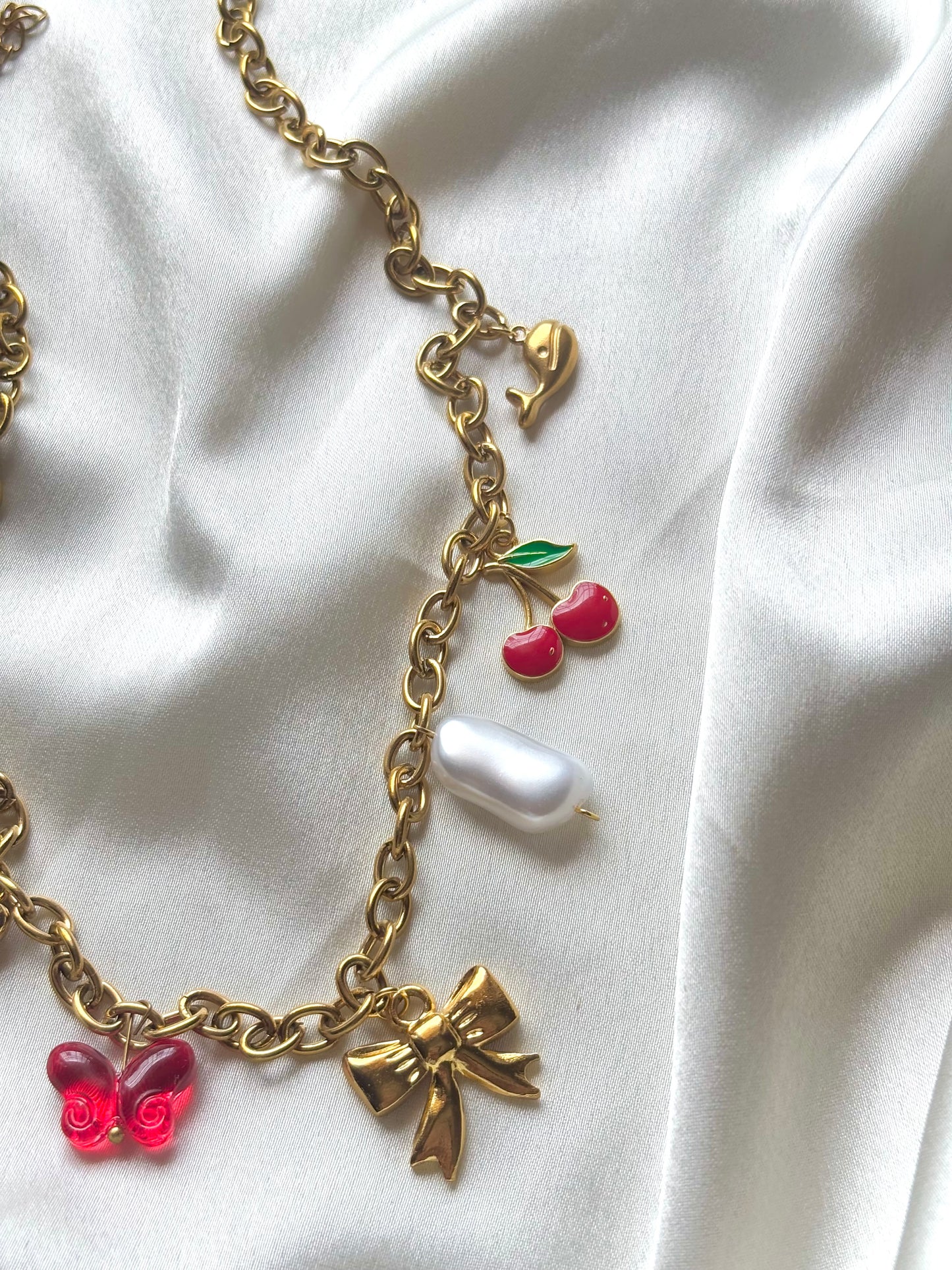 Bow Charm Necklace