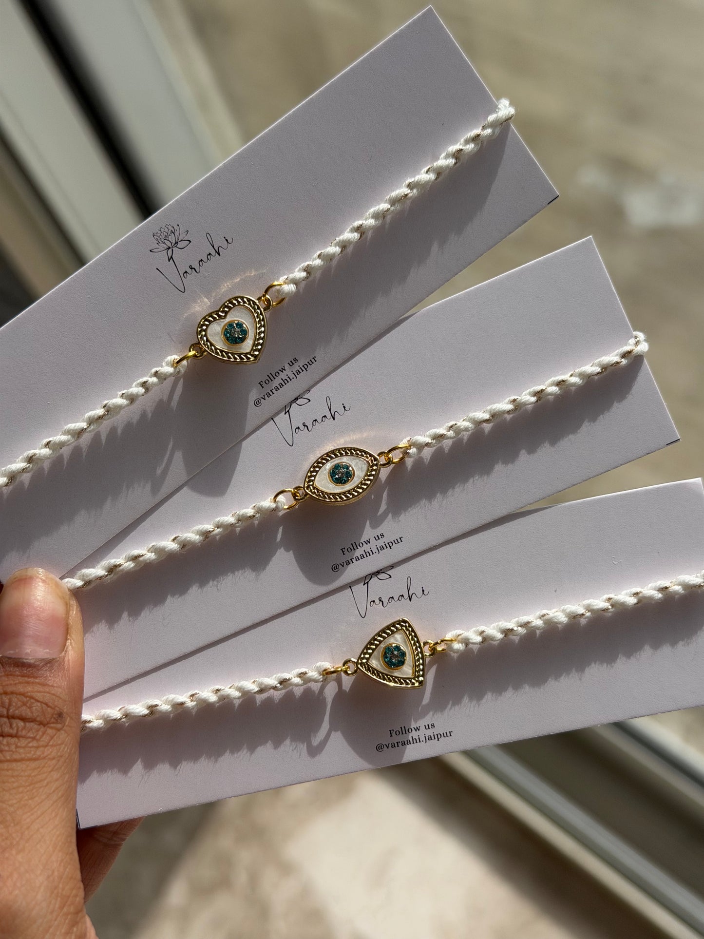 Evil Eye Nazariya Rakhi Set
