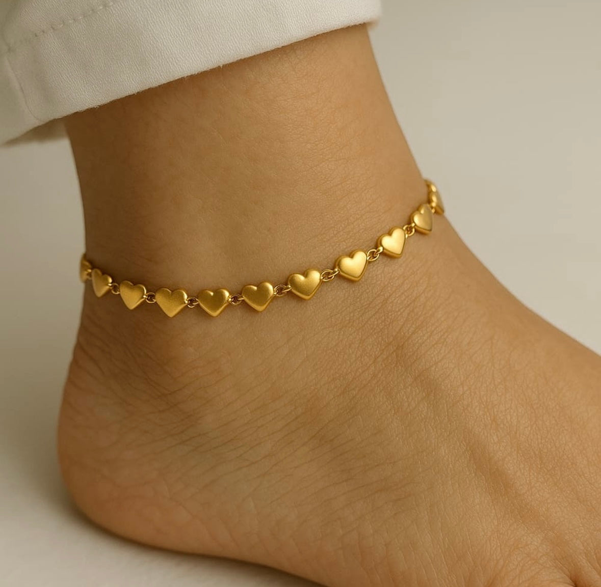 Heart Anklet
