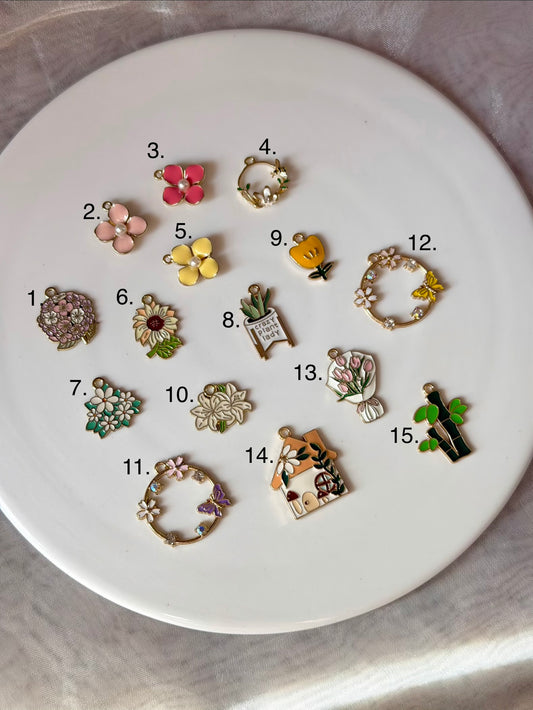 Floral charms