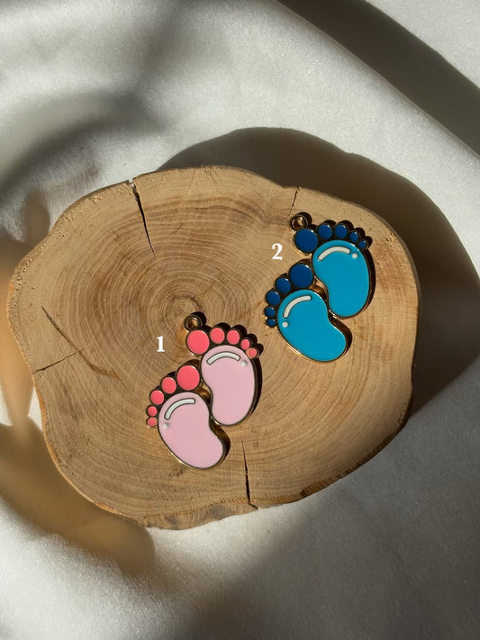 Baby feet charms