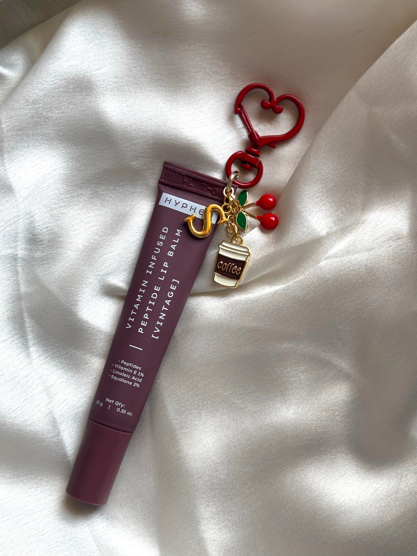 Heart clasp+Lipbalm of your choice