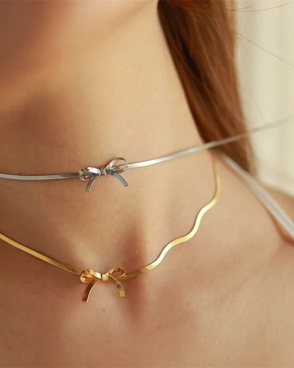 Croquette Bow Choker