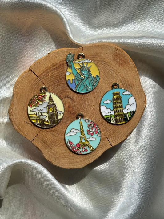 Wonders of the World charms