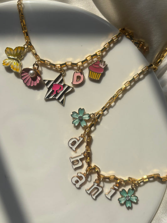 Brass neck chain