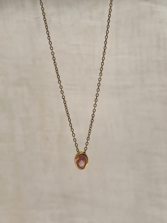 Rose Sapphire Neckpiece
