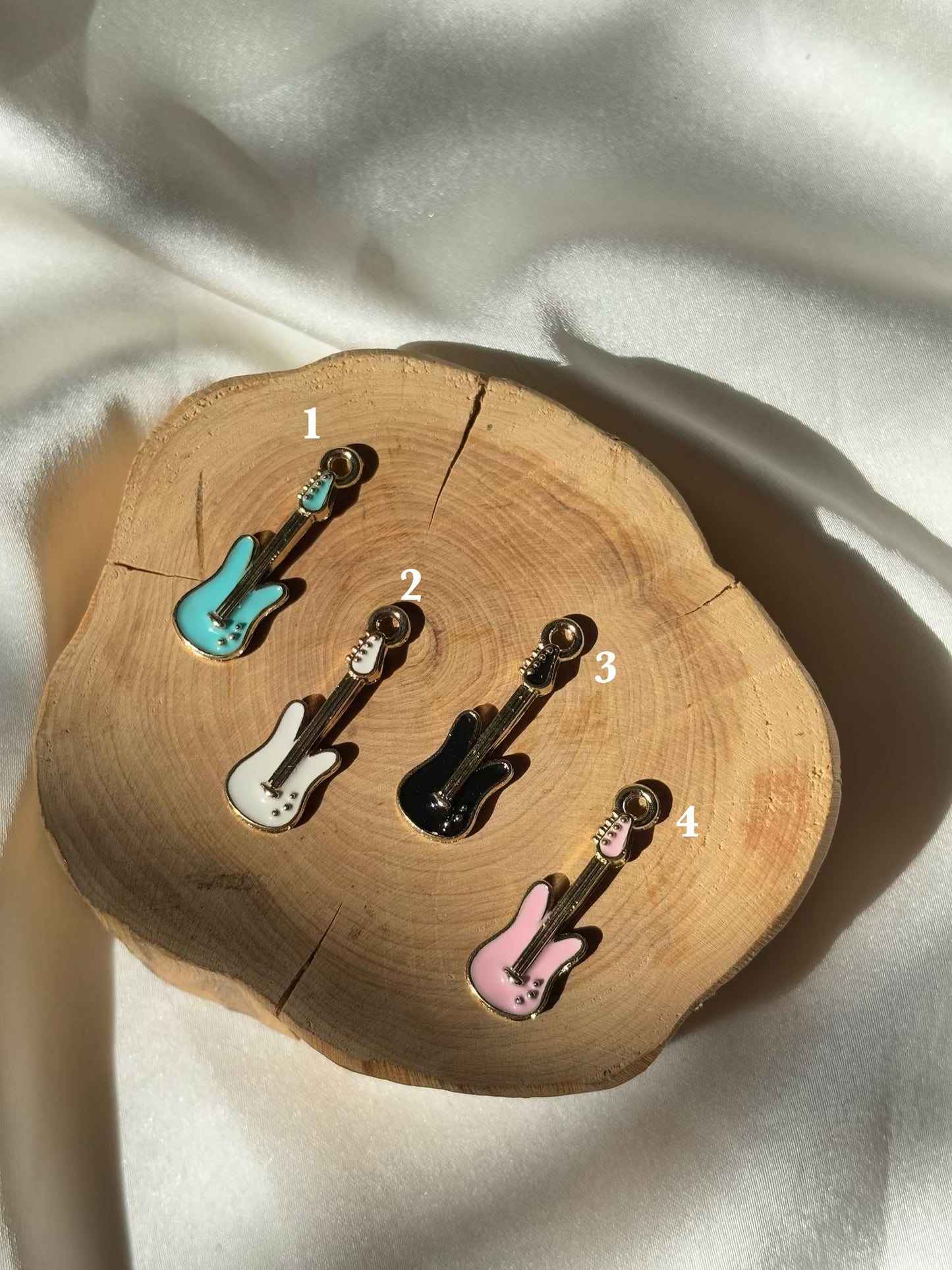 Guitar & Violin charms