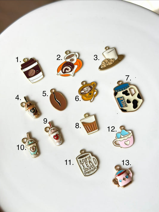 Coffee & Tea charms