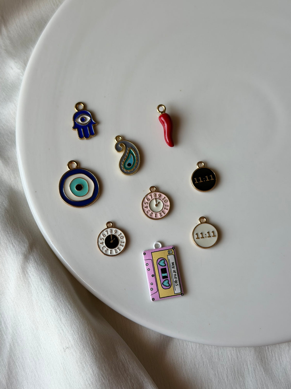 Evil eye charms