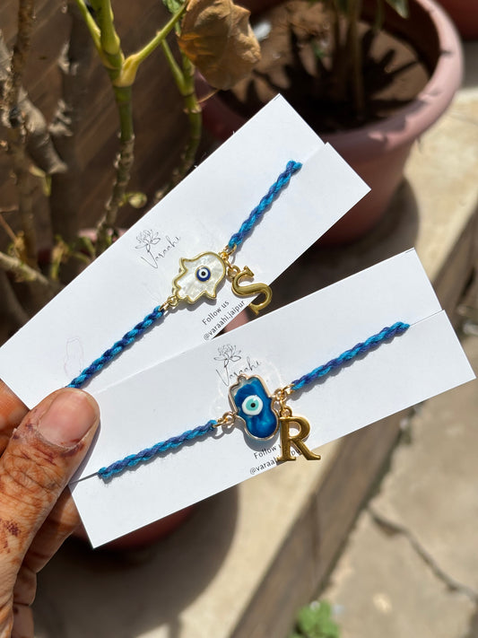 Hamsa Evil Eye Rakhi