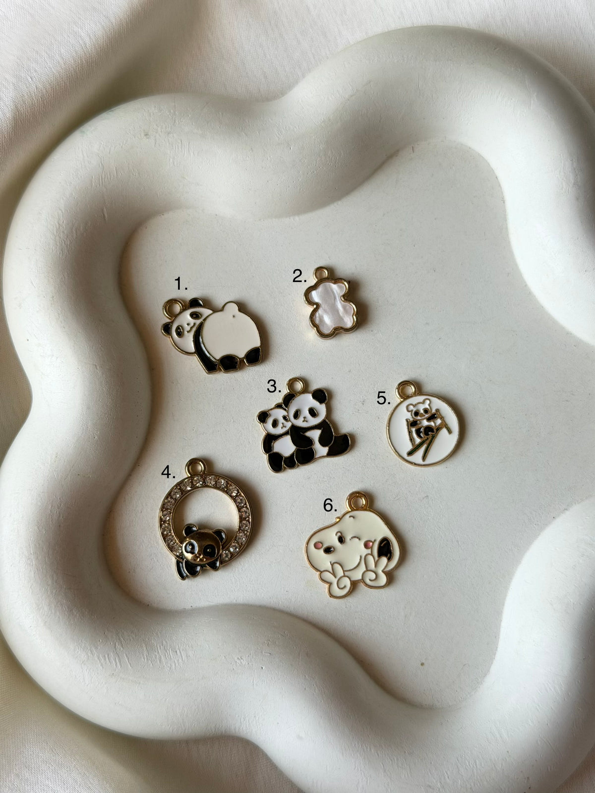 Panda charms