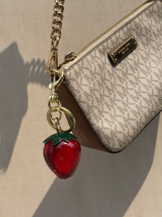Strawberry Bag Charm