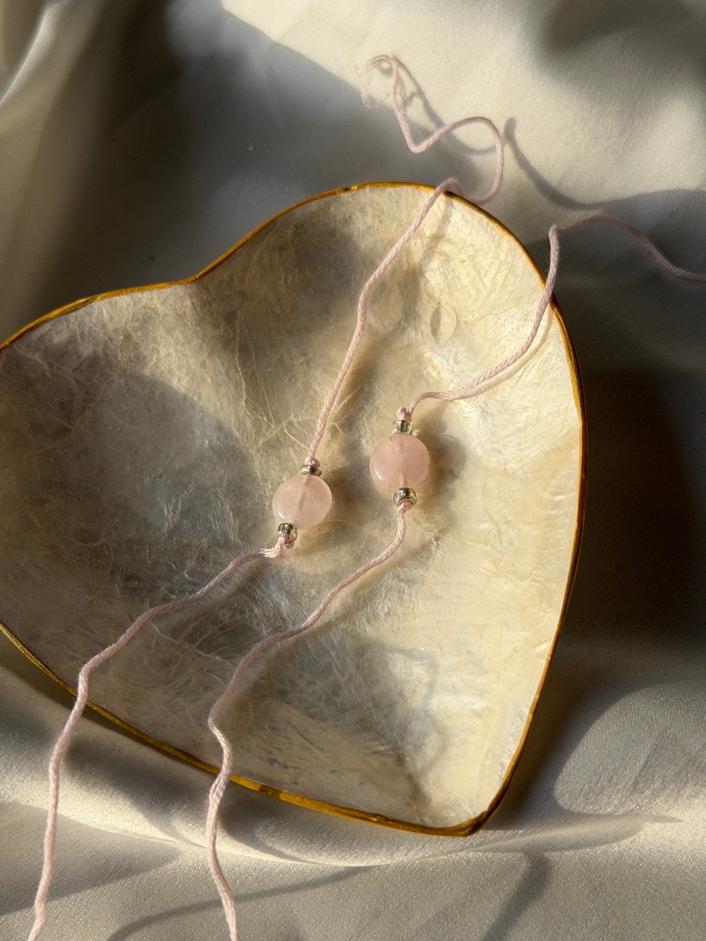 Rose Quartz Rakhi