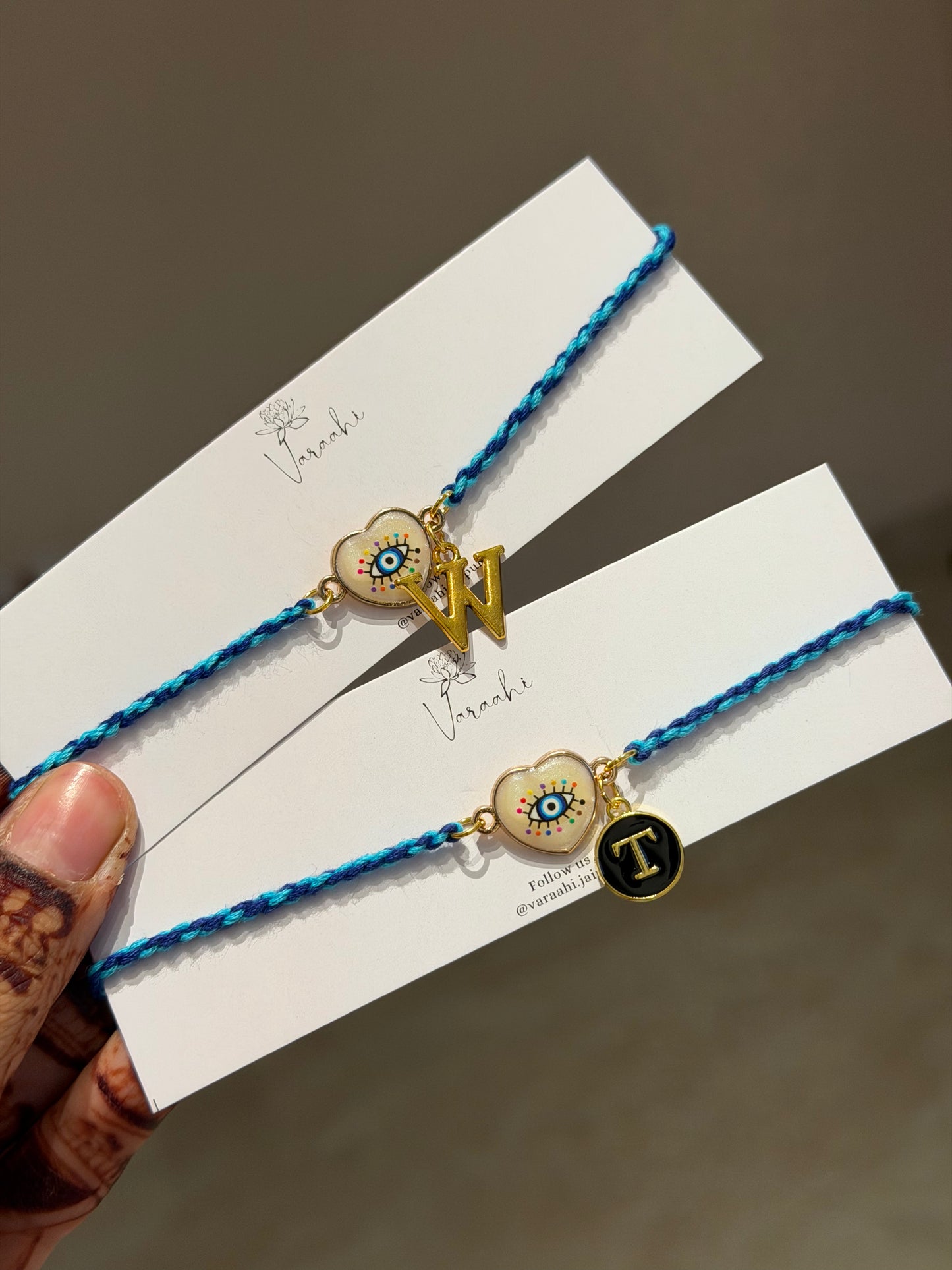 Pearl Evil Eye Rakhi