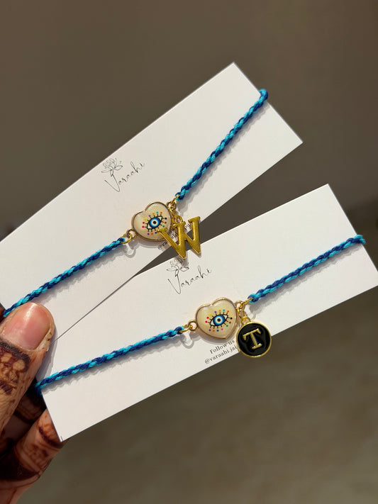 Pearl Evil Eye Rakhi