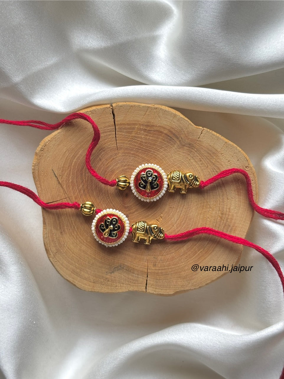 Peacock Elephant Rakhi